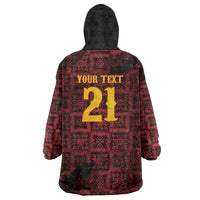 2026 Rugby Nations Series Custom Spain Wearable Blanket Hoodie Los Leones Iberian XV Heritage