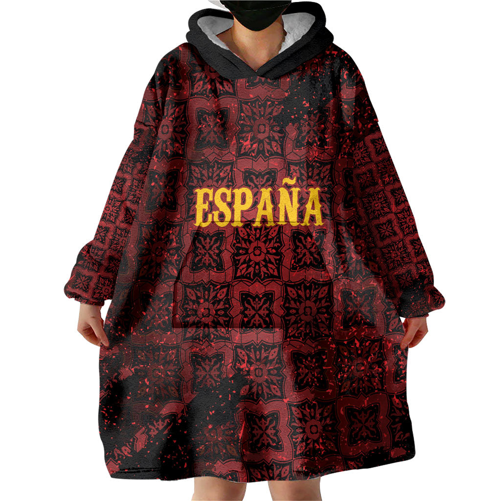 2026 Rugby Nations Series Custom Spain Wearable Blanket Hoodie Los Leones Iberian XV Heritage