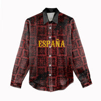 2026 Rugby Nations Series Custom Spain Women Casual Shirt Los Leones Iberian XV Heritage