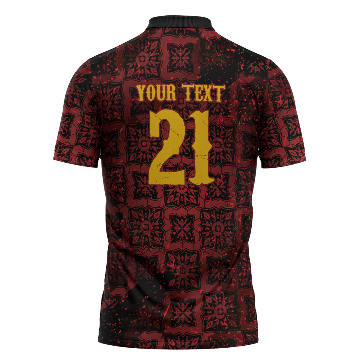 2026 Rugby Nations Series Custom Spain Zipper Polo Shirt Los Leones Iberian XV Heritage