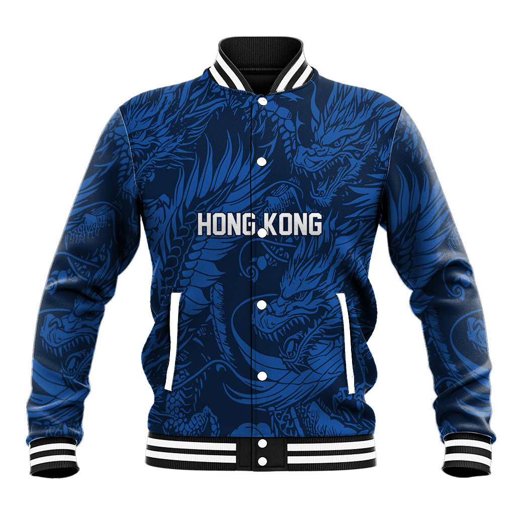 2026 Rugby Nations Series Custom Hong Kong Baseball Jacket Dragon Of The East Style