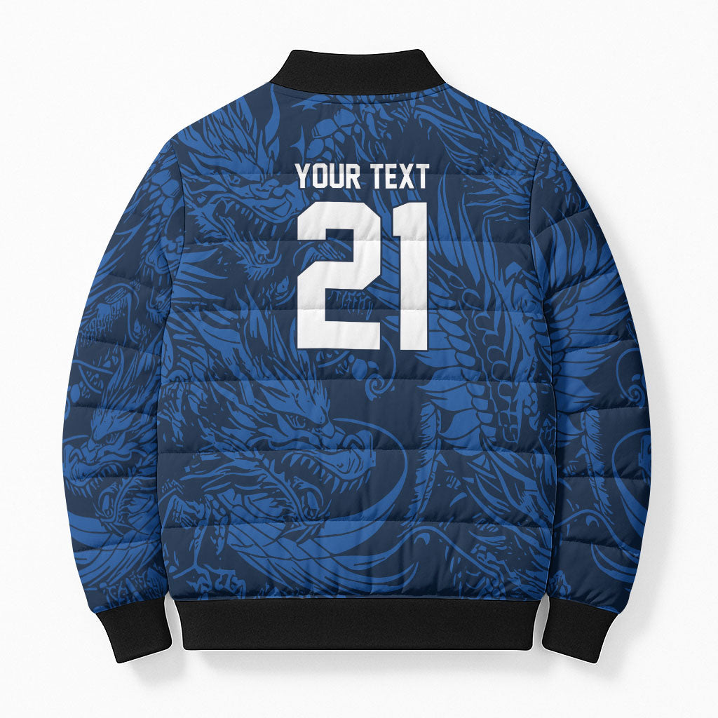 2026 Rugby Nations Series Custom Hong Kong Bomber Puffer Jacket Dragon Of The East Style