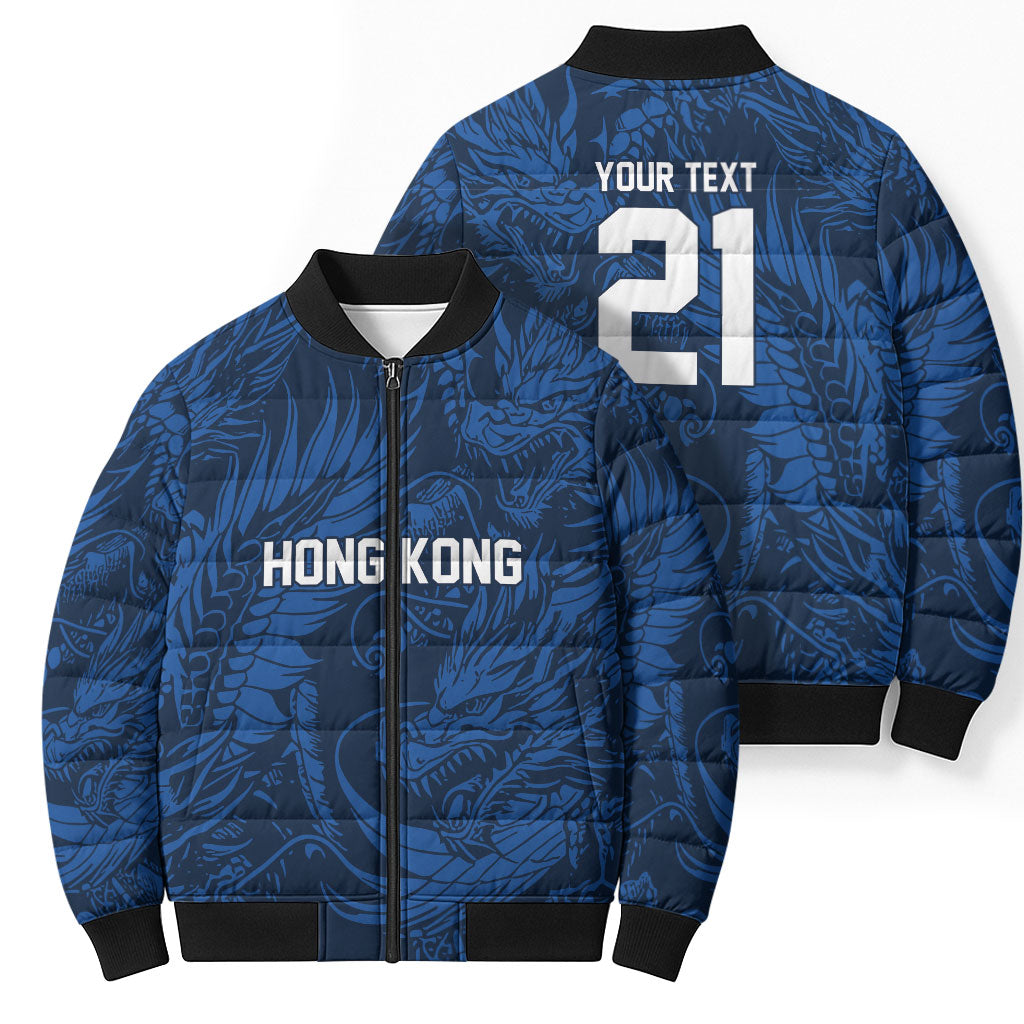 2026 Rugby Nations Series Custom Hong Kong Bomber Puffer Jacket Dragon Of The East Style