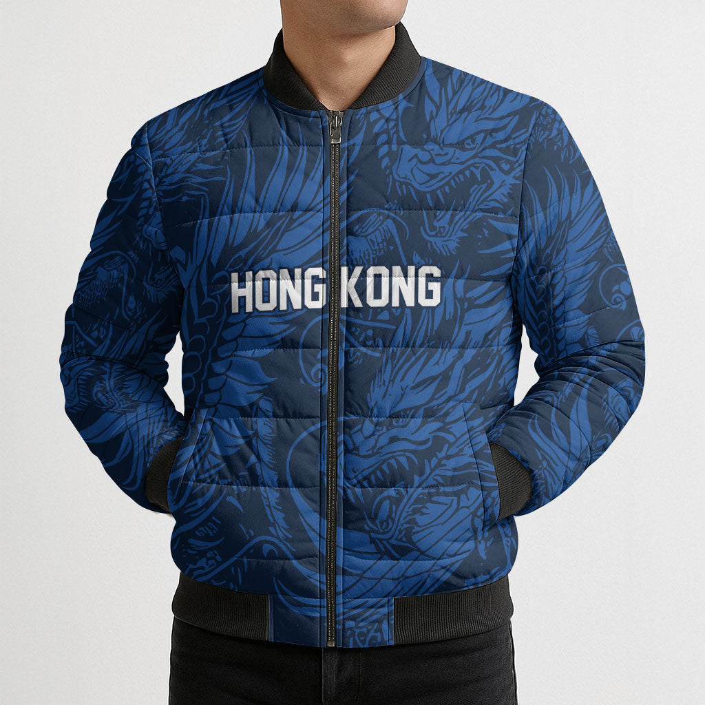 2026 Rugby Nations Series Custom Hong Kong Bomber Puffer Jacket Dragon Of The East Style