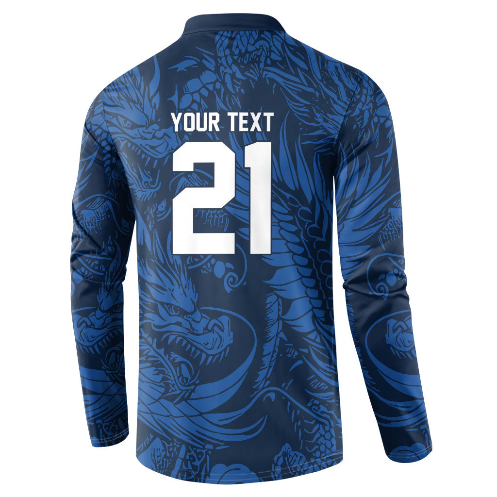 2026 Rugby Nations Series Custom Hong Kong Button Sweatshirt Dragon Of The East Style