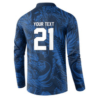 2026 Rugby Nations Series Custom Hong Kong Button Sweatshirt Dragon Of The East Style