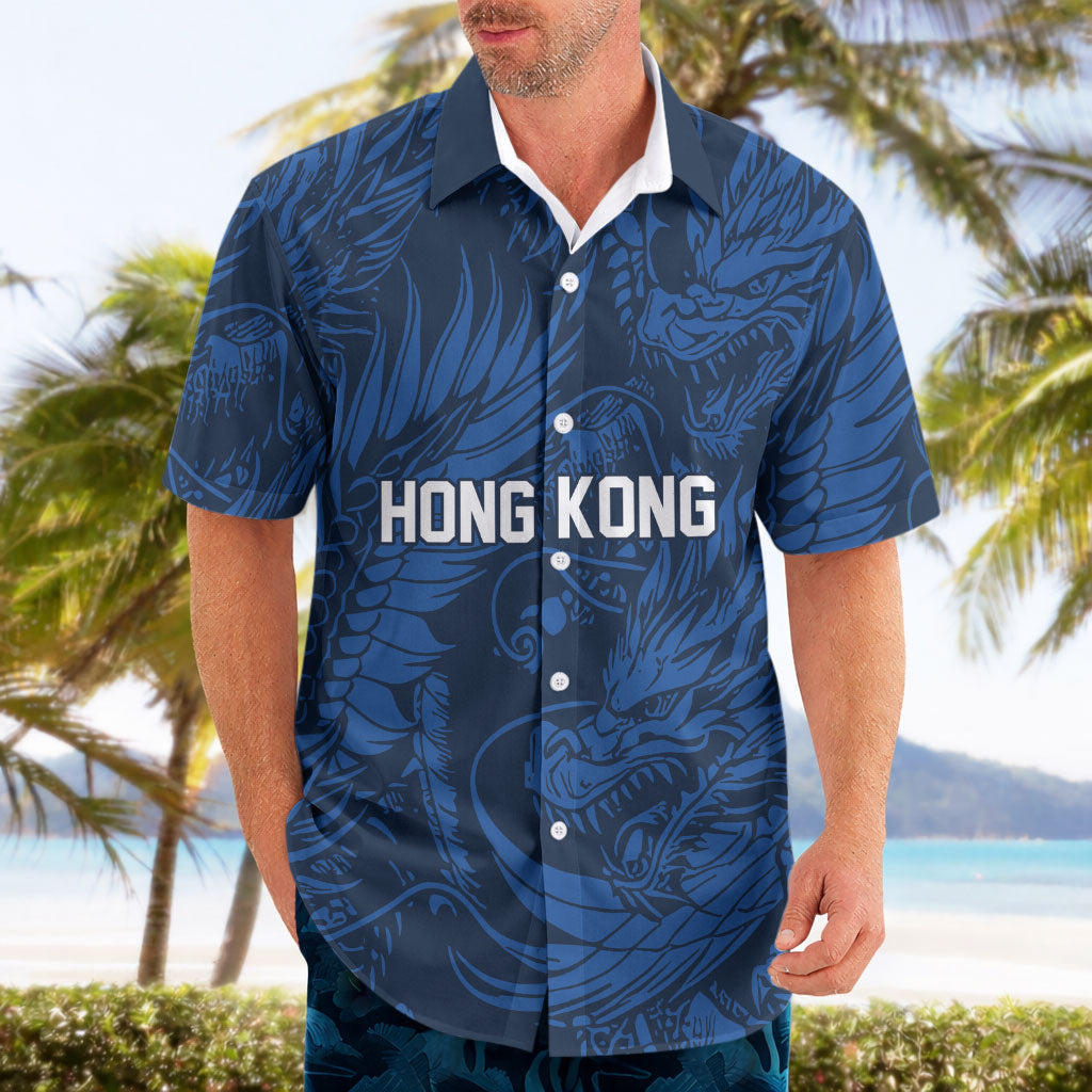 2026 Rugby Nations Series Custom Hong Kong Hawaiian Shirt Dragon Of The East Style