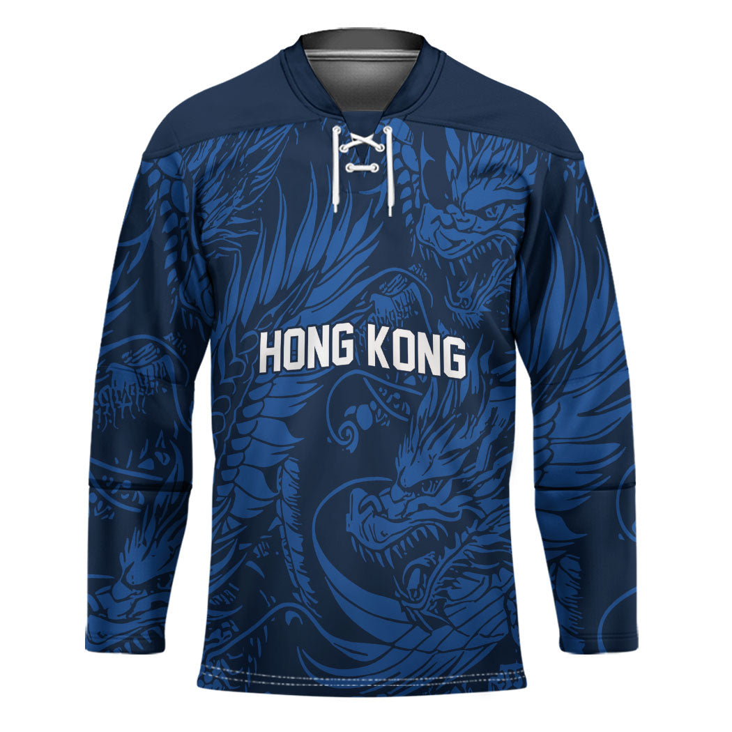 2026 Rugby Nations Series Custom Hong Kong Hockey Jersey Dragon Of The East Style
