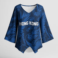 2026 Rugby Nations Series Custom Hong Kong Kimono Sleeve Blouse Dragon Of The East Style