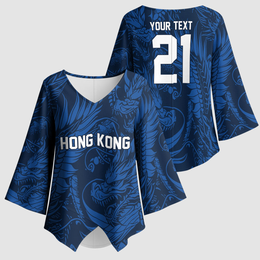 2026 Rugby Nations Series Custom Hong Kong Kimono Sleeve Blouse Dragon Of The East Style