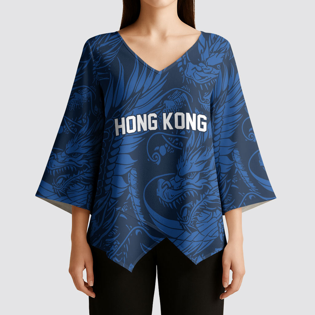 2026 Rugby Nations Series Custom Hong Kong Kimono Sleeve Blouse Dragon Of The East Style