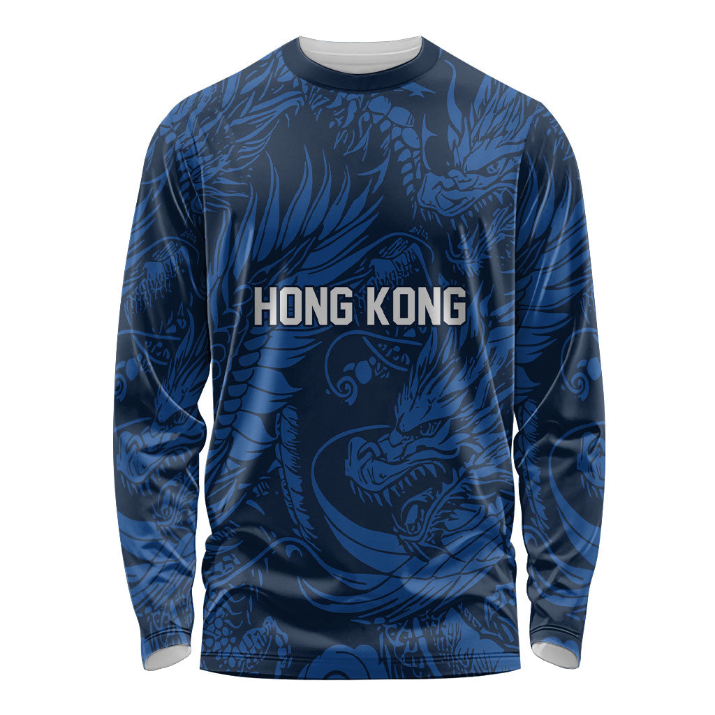2026 Rugby Nations Series Custom Hong Kong Long Sleeve Shirt Dragon Of The East Style