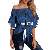 2026 Rugby Nations Series Custom Hong Kong Off Shoulder Wrap Waist Top Dragon Of The East Style