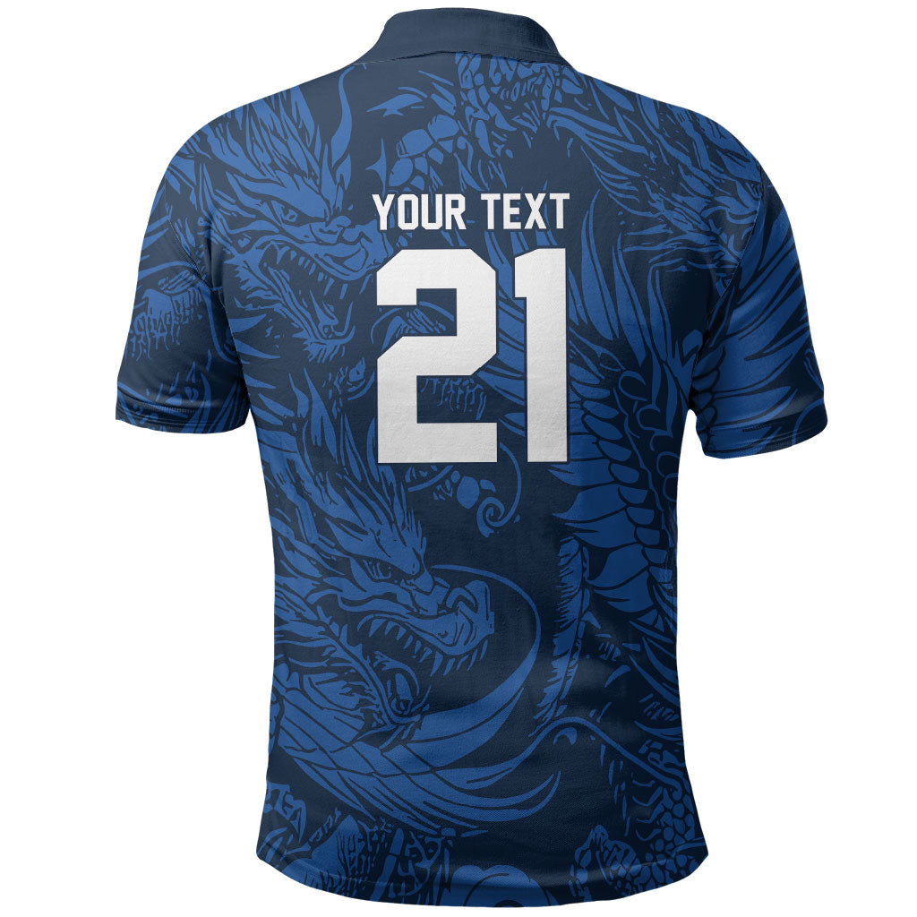 2026 Rugby Nations Series Custom Hong Kong Polo Shirt Dragon Of The East Style