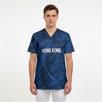 2026 Rugby Nations Series Custom Hong Kong Scrub Top Dragon Of The East Style