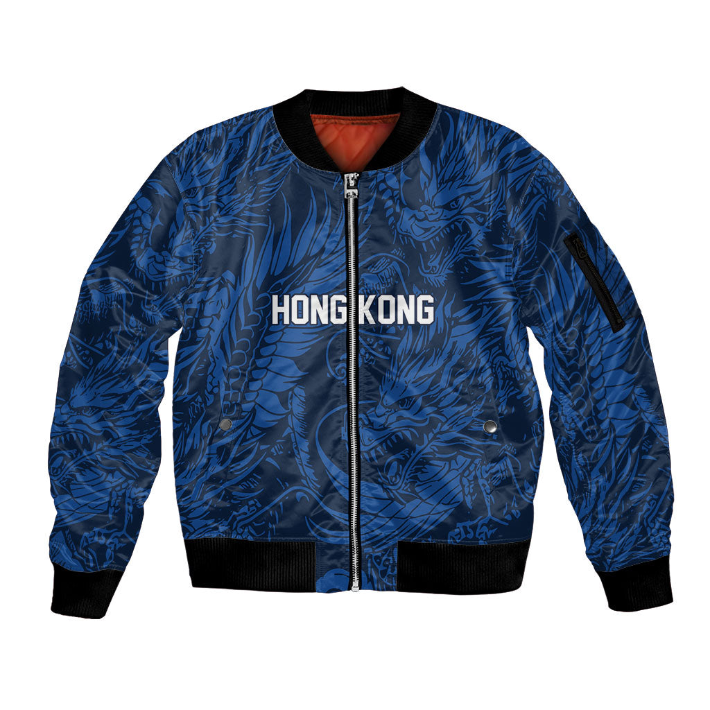 2026 Rugby Nations Series Custom Hong Kong Sleeve Zip Bomber Jacket Dragon Of The East Style