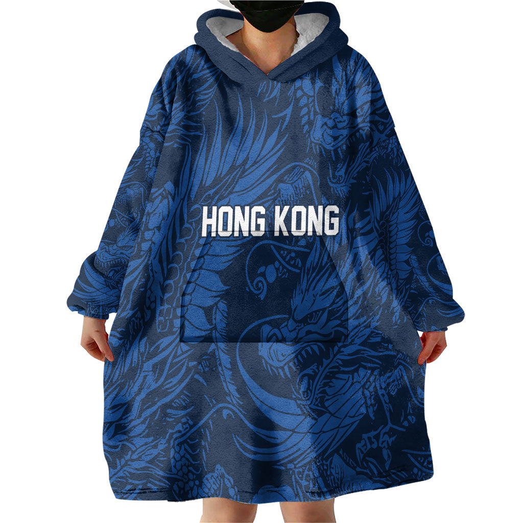 2026 Rugby Nations Series Custom Hong Kong Wearable Blanket Hoodie Dragon Of The East Style