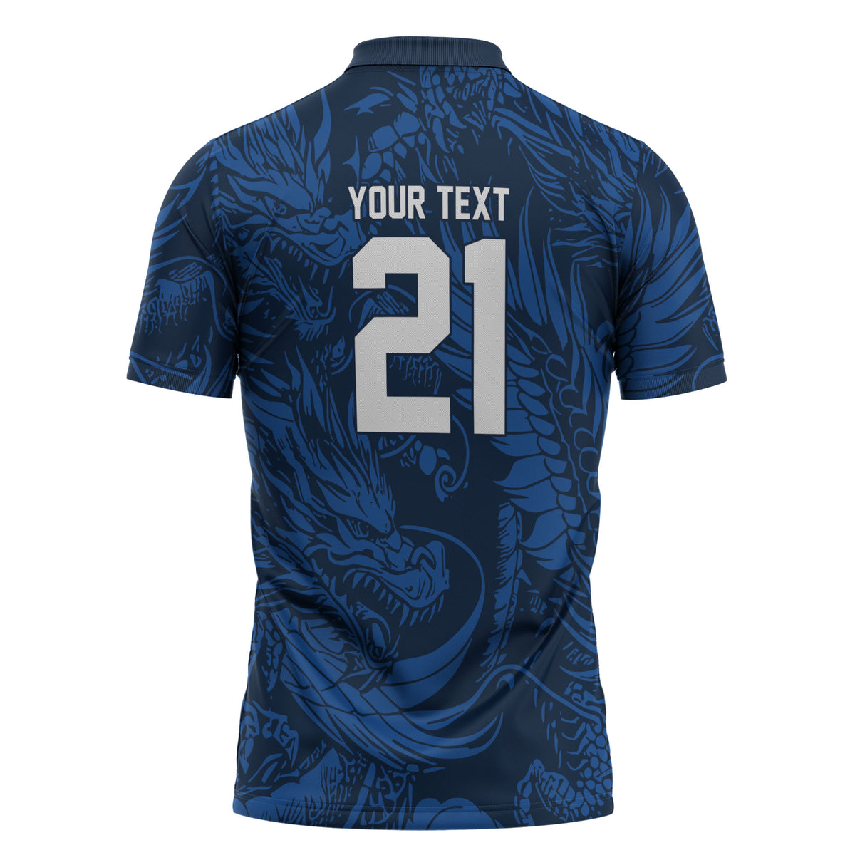 2026 Rugby Nations Series Custom Hong Kong Zipper Polo Shirt Dragon Of The East Style