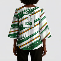 2026 Rugby Nations Series Custom Zimbabwe Kimono Sleeve Blouse Great Sables Zimbabwe