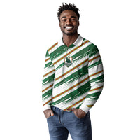 2026 Rugby Nations Series Custom Zimbabwe Long Sleeve Polo Shirt Great Sables Zimbabwe