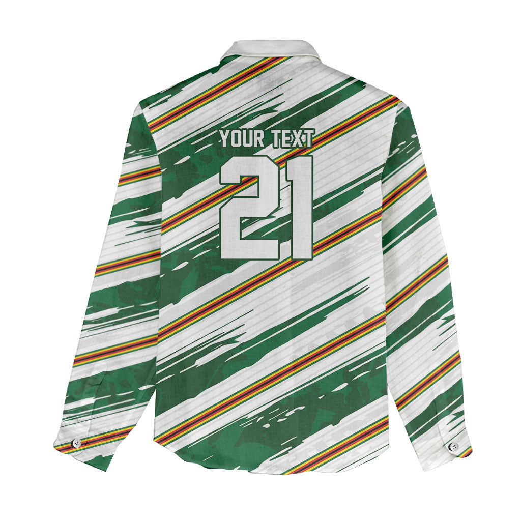2026 Rugby Nations Series Custom Zimbabwe Women Casual Shirt Great Sables Zimbabwe
