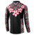 Africa Adenium Multiflorum Flowers Button Sweatshirt Mix Native Tribal Pattern LT9 - Wonder Print Shop