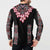 Africa Adenium Multiflorum Flowers Button Sweatshirt Mix Native Tribal Pattern LT9 - Wonder Print Shop