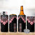 Africa Adenium Multiflorum Flowers 4 in 1 Can Cooler Tumbler Mix Native Tribal Pattern LT9 - Wonder Print Shop