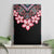 Africa Adenium Multiflorum Flowers Canvas Wall Art Mix Native Tribal Pattern LT9 - Wonder Print Shop