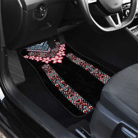 Africa Adenium Multiflorum Flowers Car Mats Mix Native Tribal Pattern LT9 - Wonder Print Shop
