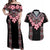 Africa Adenium Multiflorum Flowers Couples Matching Off Shoulder Maxi Dress and Hawaiian Shirt Mix Native Tribal Pattern LT9 - Wonder Print Shop