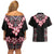 Africa Adenium Multiflorum Flowers Couples Matching Off Shoulder Short Dress and Hawaiian Shirt Mix Native Tribal Pattern LT9 - Wonder Print Shop