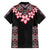Africa Adenium Multiflorum Flowers Family Matching Long Sleeve Bodycon Dress and Hawaiian Shirt Mix Native Tribal Pattern LT9 - Wonder Print Shop