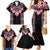 Africa Adenium Multiflorum Flowers Family Matching Mermaid Dress and Hawaiian Shirt Mix Native Tribal Pattern LT9 - Wonder Print Shop