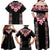 Africa Adenium Multiflorum Flowers Family Matching Off Shoulder Maxi Dress and Hawaiian Shirt Mix Native Tribal Pattern LT9 - Wonder Print Shop