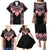 Africa Adenium Multiflorum Flowers Family Matching Puletasi and Hawaiian Shirt Mix Native Tribal Pattern - Wonder Print Shop
