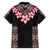Africa Adenium Multiflorum Flowers Family Matching Short Sleeve Bodycon Dress and Hawaiian Shirt Mix Native Tribal Pattern - Wonder Print Shop