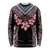 Africa Adenium Multiflorum Flowers Long Sleeve Shirt Mix Native Tribal Pattern - Wonder Print Shop