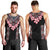 Africa Adenium Multiflorum Flowers Men Tank Top Mix Native Tribal Pattern - Wonder Print Shop