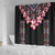 Africa Adenium Multiflorum Flowers Shower Curtain Mix Native Tribal Pattern