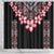 Africa Adenium Multiflorum Flowers Shower Curtain Mix Native Tribal Pattern
