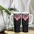 Africa Adenium Multiflorum Flowers Tumbler With Handle Mix Native Tribal Pattern - Wonder Print Shop