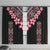 Africa Adenium Multiflorum Flowers Window Curtain Mix Native Tribal Pattern - Wonder Print Shop
