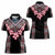 Africa Adenium Multiflorum Flowers Women Polo Shirt Mix Native Tribal Pattern - Wonder Print Shop
