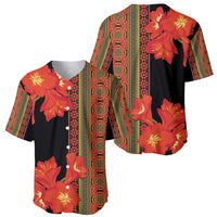 Africa Beauty Clivia Miniata Flowers Baseball Jersey LT9 - Wonder Print Shop