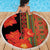 Africa Beauty Clivia Miniata Flowers Beach Blanket LT9 - Wonder Print Shop