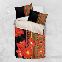Africa Beauty Clivia Miniata Flowers Bedding Set LT9 - Wonder Print Shop