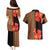Africa Beauty Clivia Miniata Flowers Couples Matching Puletasi and Hawaiian Shirt LT9 - Wonder Print Shop