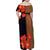 Africa Beauty Clivia Miniata Flowers Family Matching Off Shoulder Maxi Dress and Hawaiian Shirt LT9 - Wonder Print Shop