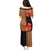 Africa Beauty Clivia Miniata Flowers Family Matching Puletasi and Hawaiian Shirt - Wonder Print Shop